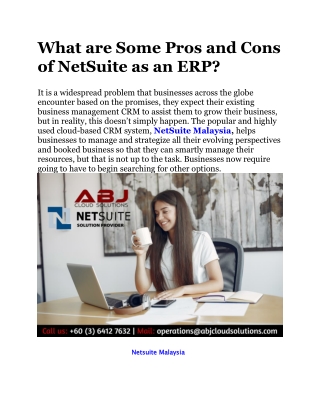 Netsuite Malaysia