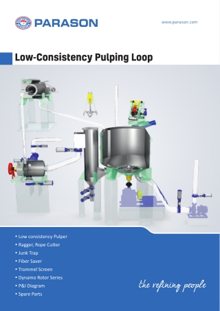 Best Performing Low Consistency Pulper For Your Paper Mill Machine
