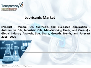 Lubricants Market