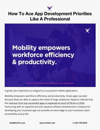 How to Ace App Development Priorities like A Professional