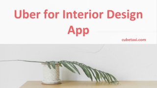 App Like Uber for Interior Design