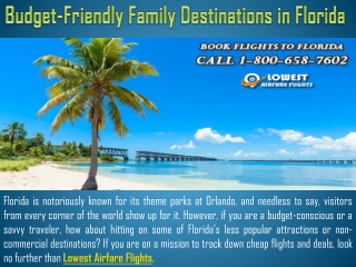 Budget-Friendly Family Destinations in Florida