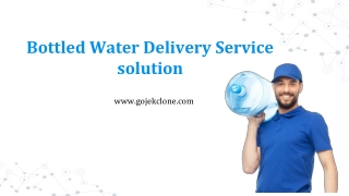 On Demand Water Bottle Delivery App