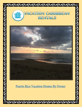 Puerto Rico Vacation Homes By Owner