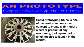 AN-Prototype Offers Rapid Prototyping in China