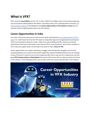 VFX Courses in Ahmedabad that can help you make a career in VFX industry