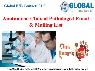 Anatomical Clinical Pathologist Email & Mailing List