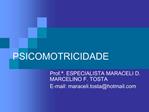 PSICOMOTRICIDADE