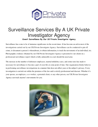 Private Detective