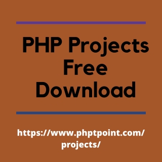 Free PHP Projects Download with Source Code