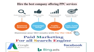 Hire the best company offering PPC services