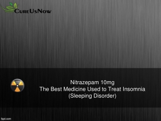 Nitrazepam Dosage For Sleep | CureusNow