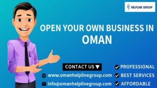 Start your own business in Oman?