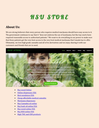 Online dispensary USA