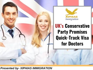 UK’s Conservative Party Promises Quick-Track Visa for Doctors