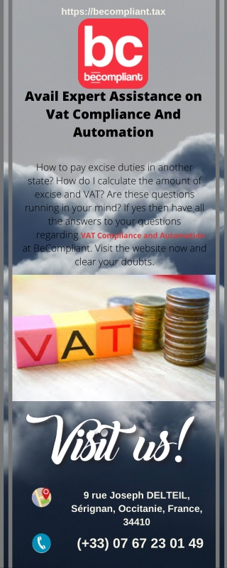 Avail Expert Assistance on Vat Compliance And Automation