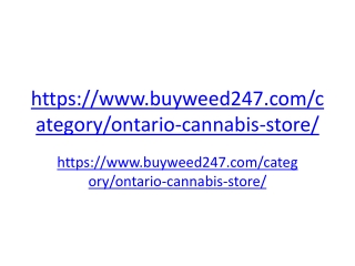 Ontario Cannabis Store