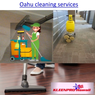 Oahu Cleaning Services