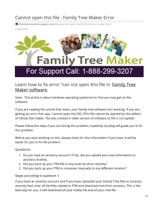 family tree maker