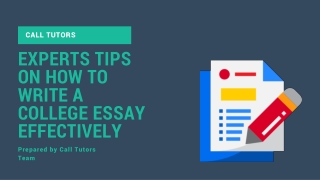 How to Write a College Essay?