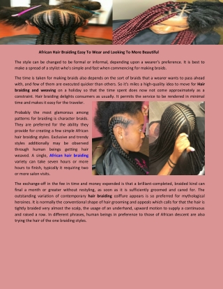 Hair braiding and weaving