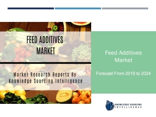 Feed Additives Market To Be Worth US$40.108 billion by 2024
