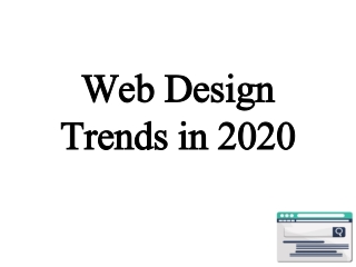 Web Design Trends in 2020