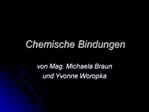 Chemische Bindungen