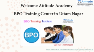 BPO Training Institute in Uttam Nagar