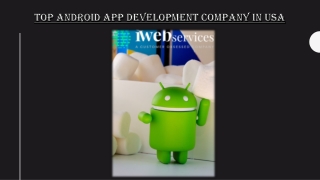 Top android app development company in USA
