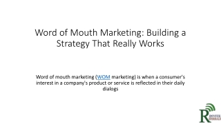 Best Way  To Grow Your Business Through Word-of-Mouth Marketing