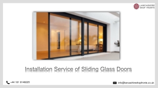 Why choose sliding glass doors for your office or shop front?