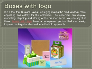 Boxes With Logo