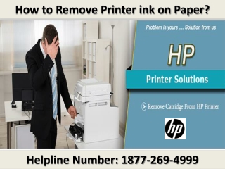 How to Remove Printer ink on Paper?