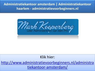 Administratiekantoor amsterdam