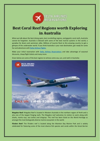 Best Coral Reef Regions worth Exploring in Australia