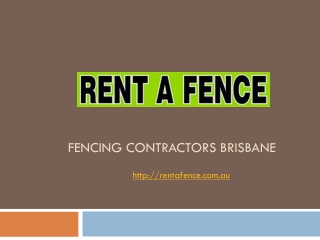 Fencing Contractors Brisbane