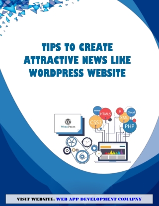 Tips to Create Attractive News Like Wordpress Website