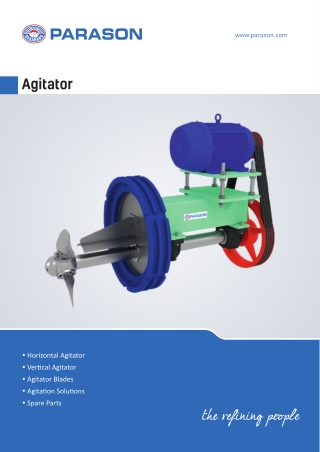 Best Horizontal & Vertical Agitator For Your Pulp Paper Mill Machine
