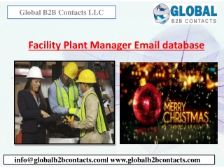 Facility Plant Manager Email Database