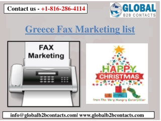 Greece Fax Marketing List