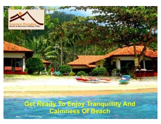 Get Ready To Enjoy Tranquillity And Calmness Of Beach