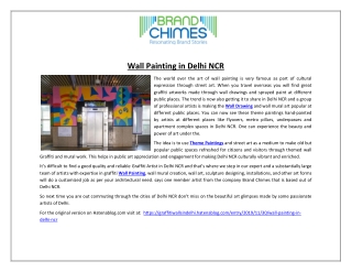 Wall Painting in Delhi NCR