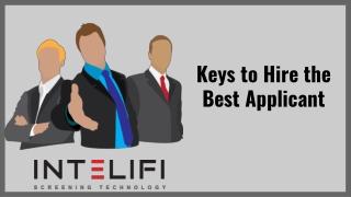 Keys to Hire the Best Applicant