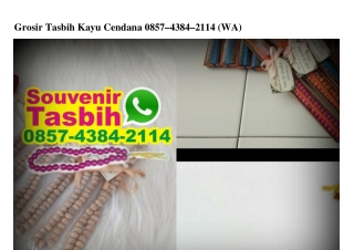 Grosir Tasbih Kayu Cendana Ö857_4384_2II4 [WA]