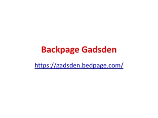 Backpage Gadsden