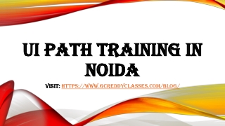 UI Path Training in Noida