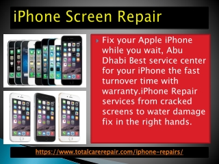 Affordable iPhone Repair in United Arab Emirates -Total Care Repair