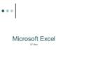 Microsoft Excel IV deo