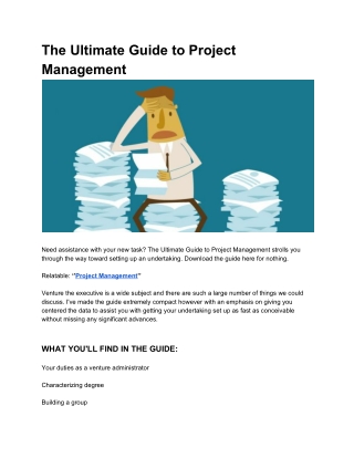 The Ultimate Guide to Project Management